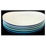 MCM Sweese Azure Dreamscape Porcelain Oval Plates