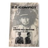 Rare David Allan Coe Ex-Convict 1982 First Edition