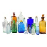 Collection of Assorted Antique Glass Bottles