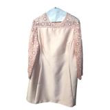 60s Malcolm Starr Elinor Simmons Beaded Silk Dress