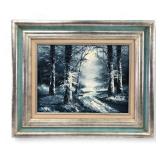Artistic Interiors Oil on Canvas Forest Landscape