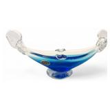VTG Murano Glass Gondola Shaped Ashtray