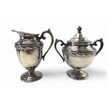 Rogers & Sons Spring Flowers Silverplate Set