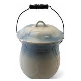 Stoneware Chamber Pot with Lid and Handle