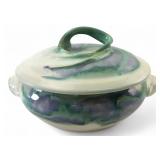Louise Kleiner Signed Studio Art Pottery Lidded Di