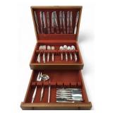 Gorham Sea Rose Sterling Silver 74pc Flatware Set