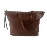 Rebecca Minkoff Brown Pebbled Leather Tote Bag