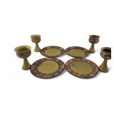 Bonnie Staffel Signed Studio Art Pottery Set