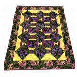 Handmade Floral Patchwork Quilt