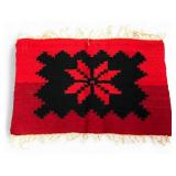 VTG Navajo Flat Woven Wool Mini Rug