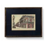 A. Denila French Quarter New Orleans Print