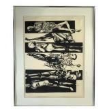 Jacob Landau 'Holocaust' Signed Lithograph