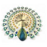 Large Rosdorf Park Bejeweled Metal Wall Clock