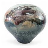 Mike Grafa Signed Studio Pottery Stoneware Vase