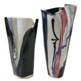 Reardon Signed Studio Art Pottery Abstract Vase Pa