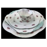 VTG Shelley Rosebud Dainty Shape Bone China 4pc