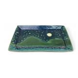 Rocky Mann Studio Art Pottery Starry Night Tray