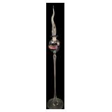 Art Glass Perfume Bottle with Flame Dauber