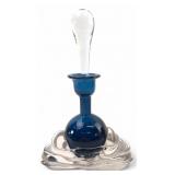 Ion Tamaian Hand Blown Art Glass Perfume Bottle