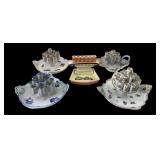 Group of 5 Porcelain Cigarette Holders