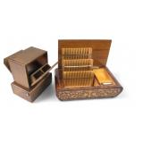 Reuge Musical Cigarette Box and Dispenser Pair
