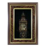 Big Ben London Themed Framed Clock Art