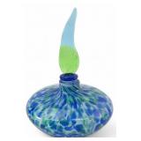 Art Glass Perfume Bottle with Flame Stopper