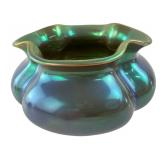 Zsolnay Eosin Iridescent Art Pottery Bowl, 3x6'