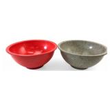 VTG Texas Ware Melamine Mixing Bowls, Set of 2
