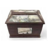 Chinese Style Mother of Pearl Inlaid Wood Box