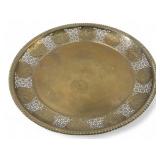 Maitland-Smith Brass Tray, 16' dia.