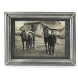 VTG Framed Cabinet Card Style Photograph