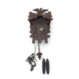 German Carved Wood Cuckoo Clock