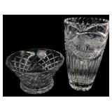 2pc Crystal Vase Glassware