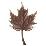 McSiv Bronze Maple Leaf Wall Plaque