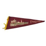 VTG Portland Maine Felt Pennant