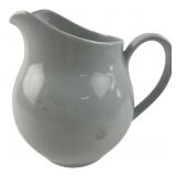 White Ceramic Pitcher, Made in Brazil