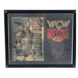 WCW Goldberg 1998 Nitro Card 22kt Gold Facsimile