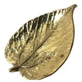 Brass Leaf-Shaped Decorative Dish