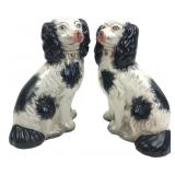 Pair of Ceramic Spaniel Dog Figurines