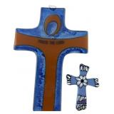 Pampeana Hand Made Fused Glass Crosses