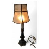 Vintage Capiz Shell Paneled Boudoir Lamp