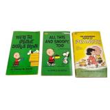 Charles M. Schulz Peanuts Paperback Books (3)