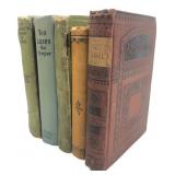1913 Mixed Lot of Five Vintage Books