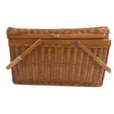 Woven Bamboo Picnic Basket