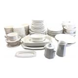 Metz Craft White Ceramic Dinnerware Set