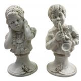 Universal Statuary Corp. Pair of Busts, 1971