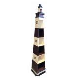Wooden Lighthouse Shelf Unit, 48"