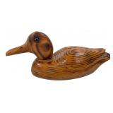 Chris Strunk Hand-Carved American Chestnut Duck