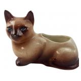 Siamese Cat Ceramic Planter